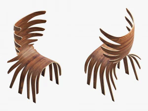 cadeira antonio pio saracino cervo modelo Modelo 3D