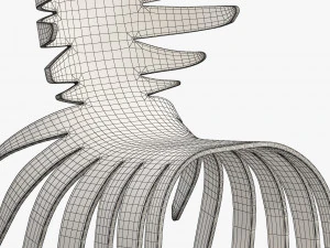 cadeira antonio pio saracino cervo modelo Modelo 3D