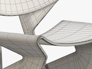grete jalk chair 3D Model