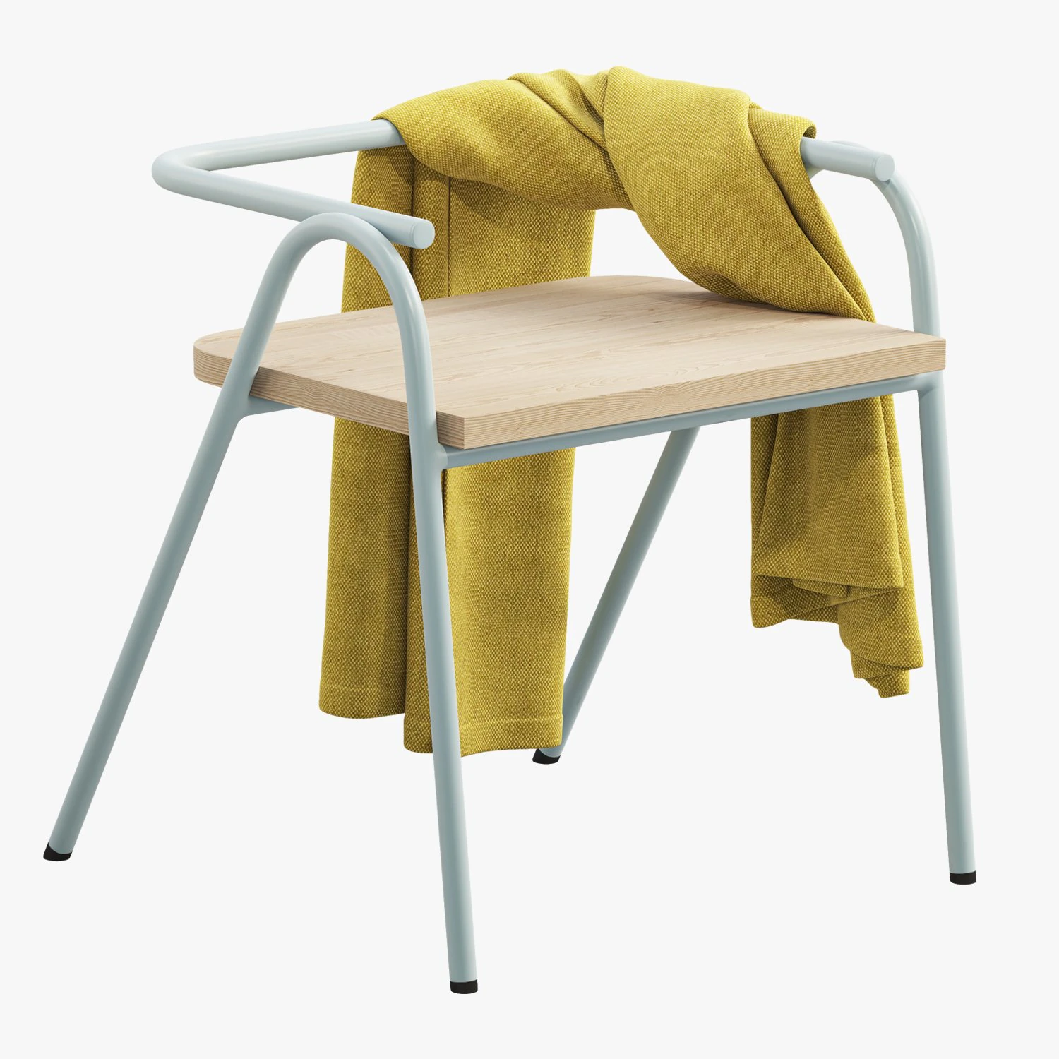 grand rapids half hurdle chair 3D Model .c4d .max .obj .3ds .fbx .stl .blend 