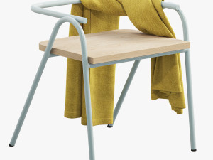 grand rapids half hurdle chair 3D 모델