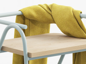 grand rapids half hurdle chair 3D 模型