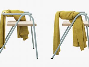 grand rapids half hurdle chair 3D 模型