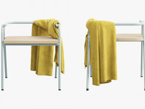 grand rapids half hurdle chair 3D 模型