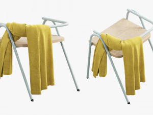 grand rapids half hurdle chair 3D Model