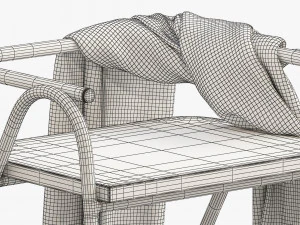 grand rapids half hurdle chair 3D Model