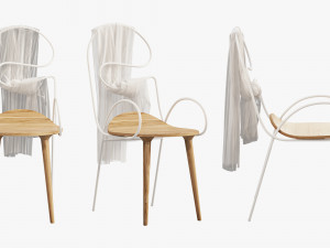 sylph chair 3 options Model 3D