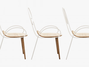 sylph chair 3 options Model 3D