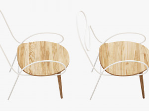 sylph chair 3 options Model 3D