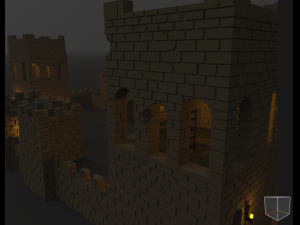 fortress castle 3D Model
