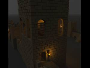 fortress castle 3D Model