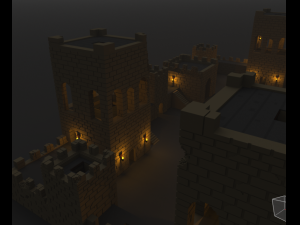 fortress castle 3D Model