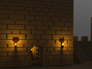 fortress castle 3D Model