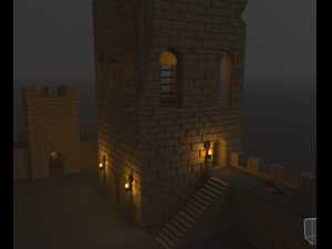 fortress castle 3D Model