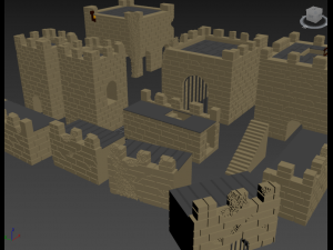 fortress castle 3D Model