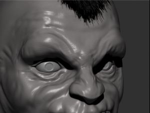 orc monster orc head bust orc bust 3D 모델