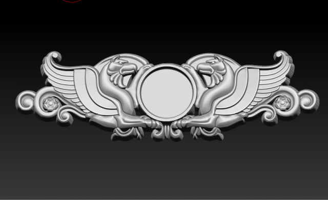 house number bas-relief eagle lion Modelo de Impressão 3D .c4d .max .obj .3ds .fbx .stl .blend 