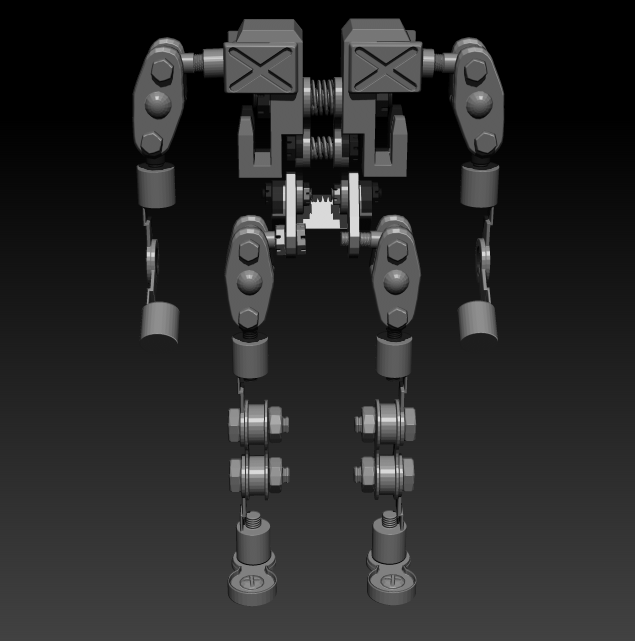 Emo robot Modelo 3D in Accesorios 3DExport