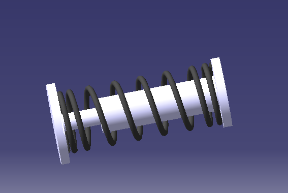 Spring 3d model