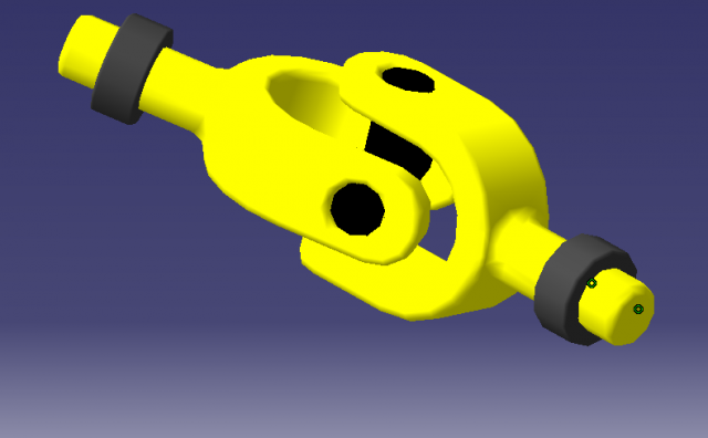 universal joint 3D Model .c4d .max .obj .3ds .fbx .stl .blend 