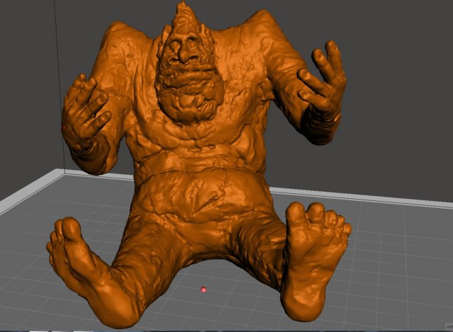 rockbiter neverending story 3D Print Model .c4d .max .obj .3ds .fbx .stl .blend 