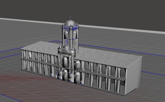 cabildo argentino argentinian 3D प्रिंट मॉडल .c4d .max .obj .3ds .fbx .stl .blend 