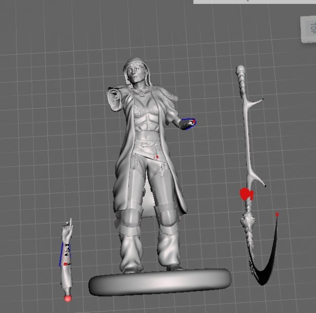forrest elf mini figure for rpg rol Modelo de Impressão 3D .c4d .max .obj .3ds .fbx .stl .blend 