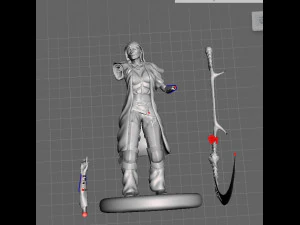 minifigure peri hutan untuk peran rpg Model Cetak 3D