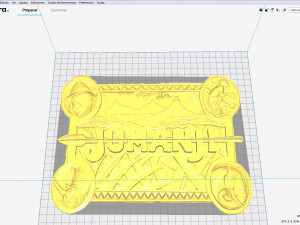jumanji board game top logo 3D Print Model