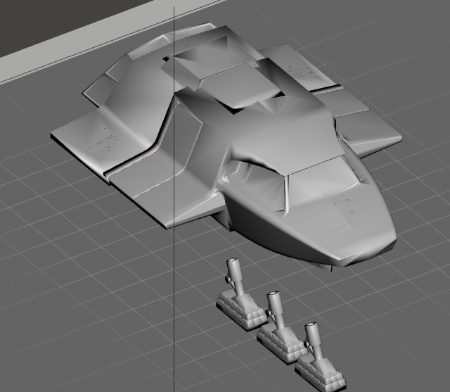 v visitors shuttle 3D 프린트 모델 .c4d .max .obj .3ds .fbx .stl .blend 
