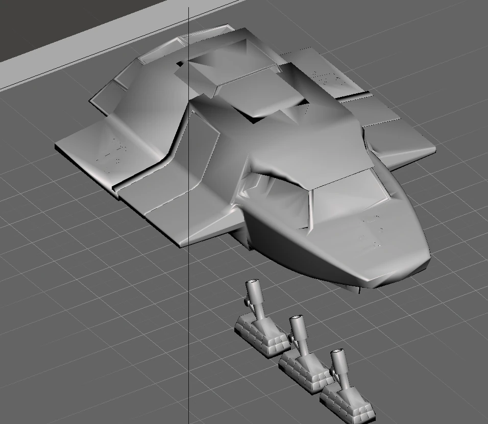 v visitors shuttle 3D Print Model .c4d .max .obj .3ds .fbx .stl .blend 
