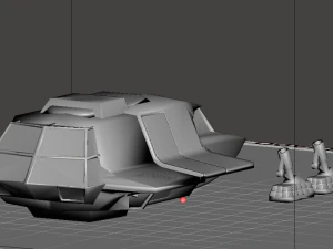 v visitors shuttle 3D Print Model