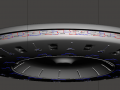 v visitors mothership 3Dプリントモデル
