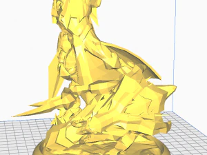 スタークラフト II アルタニス エアの戦いのシーン 3Dプリントモデル