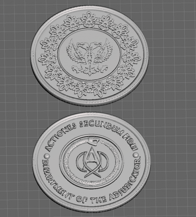 john wick medallion 3D प्रिंट मॉडल .c4d .max .obj .3ds .fbx .stl .blend 