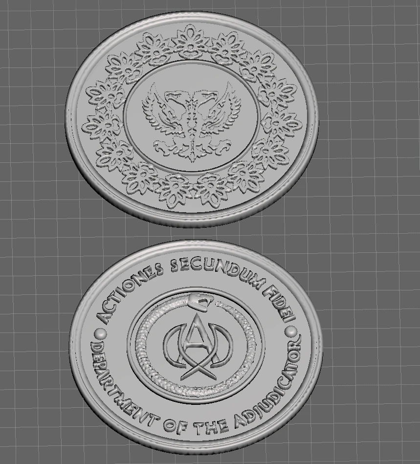 john wick medallion 3D Print Model .c4d .max .obj .3ds .fbx .stl .blend