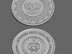 john wick medallion 3D Print Model