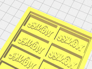 wonka bar chocolate mold inspired from the original movie 1971 3D Print Model