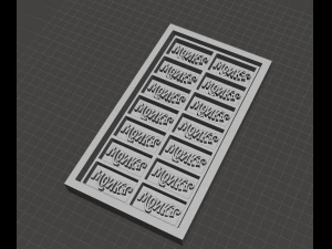 wonka bar chocolate mold inspired from the original movie 1971 3D Print Model