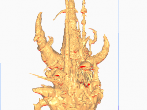 the dark crystal inspired castle from the movie 3D-Druckmodell