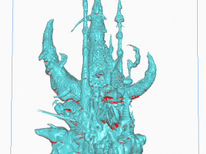 the dark crystal inspired castle from the movie 3D-Druckmodell