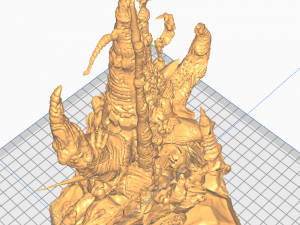 the dark crystal inspired castle from the movie 3D-Druckmodell