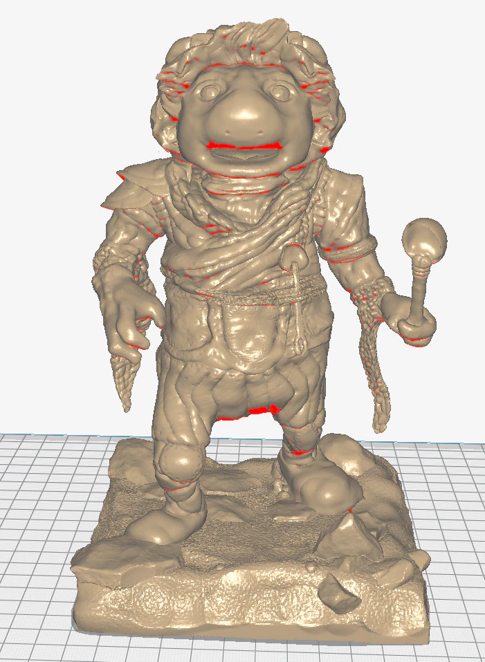 the dark crystal inspired hup the podling the spoon paladin 3D Print Model .c4d .max .obj .3ds .fbx .stl .blend 