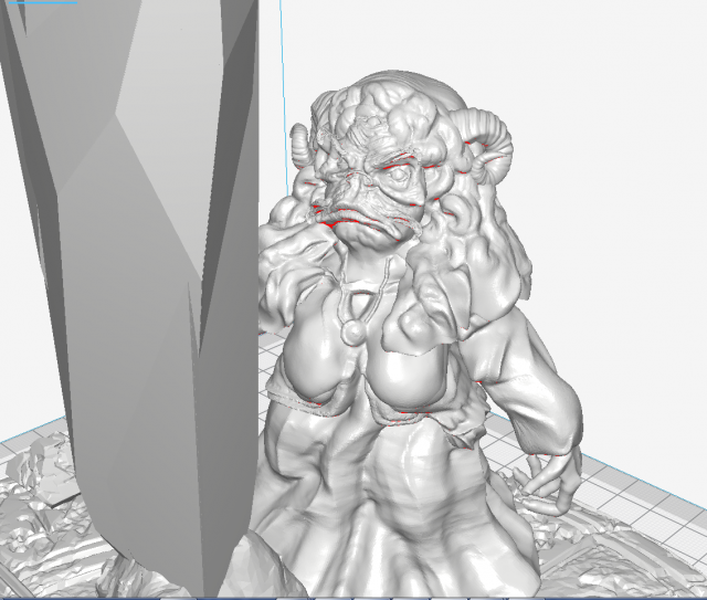 aughra the dark crystal inspired figure with base Modèles 3D en vedette .c4d .max .obj .3ds .fbx .stl .blend 