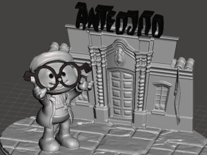 inspired figure of anteojito from the creation of garcia ferre in argentina 3D Print Model