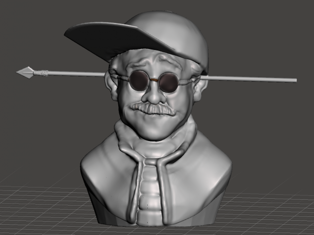 bernie lomax inspired bust weekend at bernies ii 3D Принт Модель .c4d .max .obj .3ds .fbx .stl .blend 