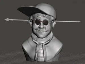 bernie lomax inspired bust weekend at bernies ii 3D Print Model