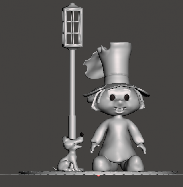 inspired figure of hijitus from the creation of garcia ferre in argentina 3D 打印模型 .c4d .max .obj .3ds .fbx .stl .blend 