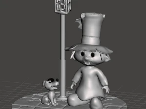 inspired figure of hijitus from the creation of garcia ferre in argentina 3D Print Model