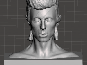 david bowie aladdin sane inspired bust 3Dプリントモデル